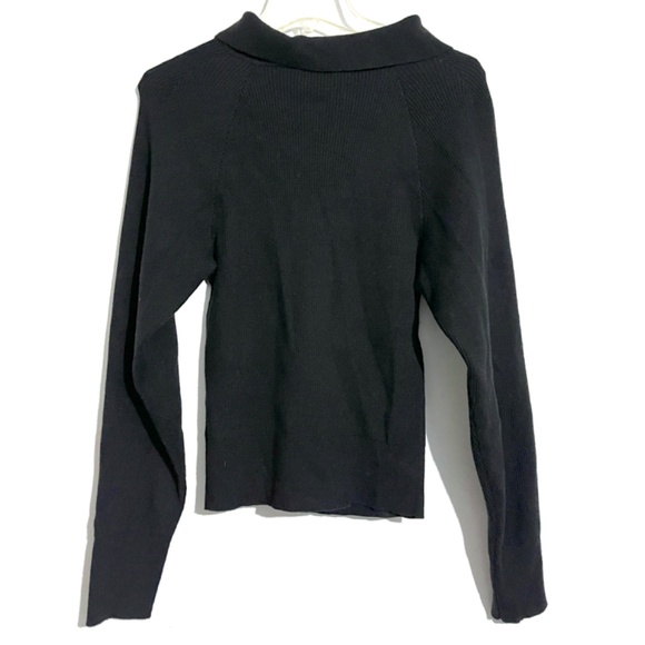 Jonathan Simkhai Ribbed Collared Layered Shrug Top - Picture 7 of 12